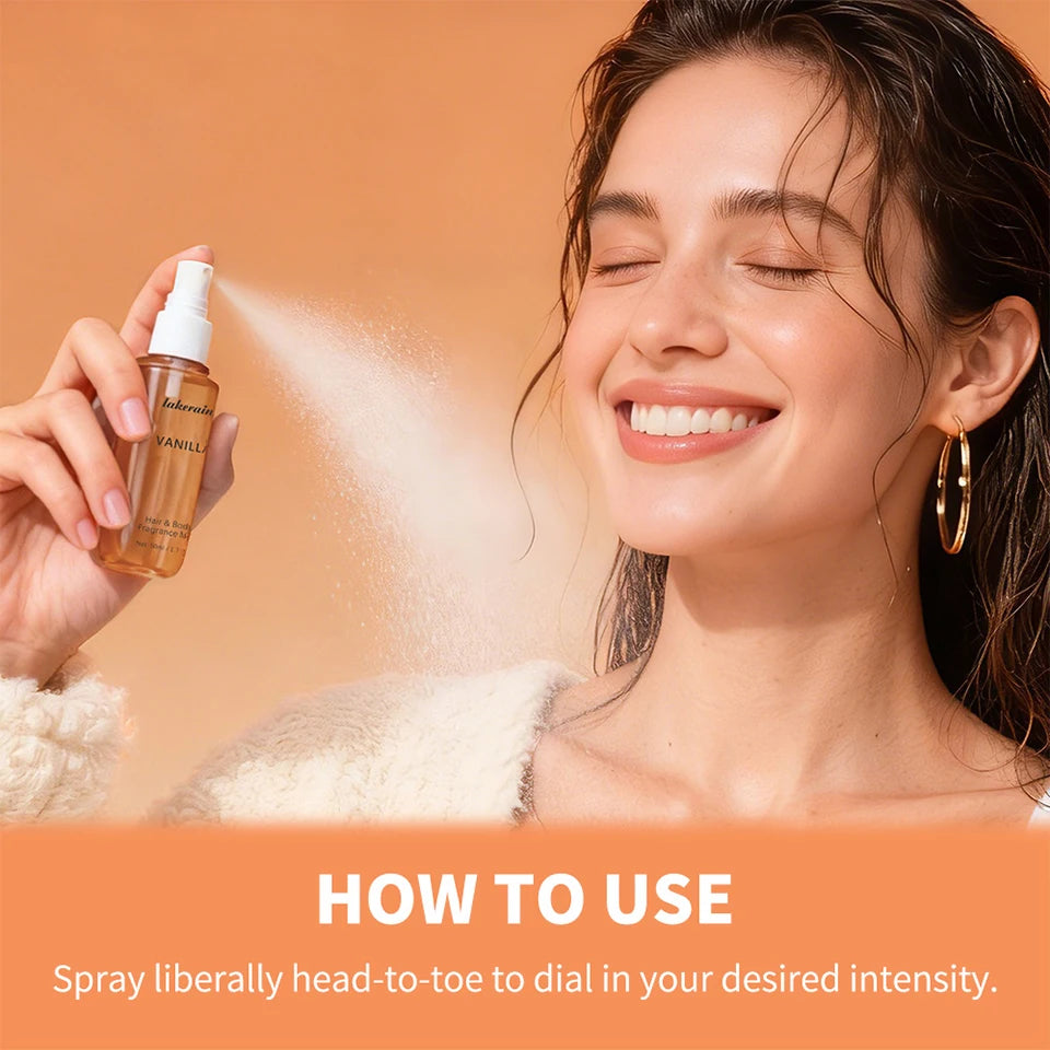 Perfume  for Men Women Use For Skin Body & Hair Fragrance Mist Luxury Long Lasting Perfume Collection Vanilla and Rose