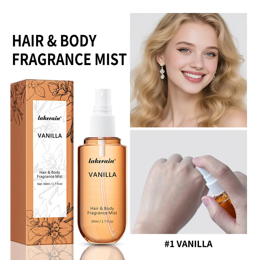 Perfume  for Men Women Use For Skin Body & Hair Fragrance Mist Luxury Long Lasting Perfume Collection Vanilla and Rose