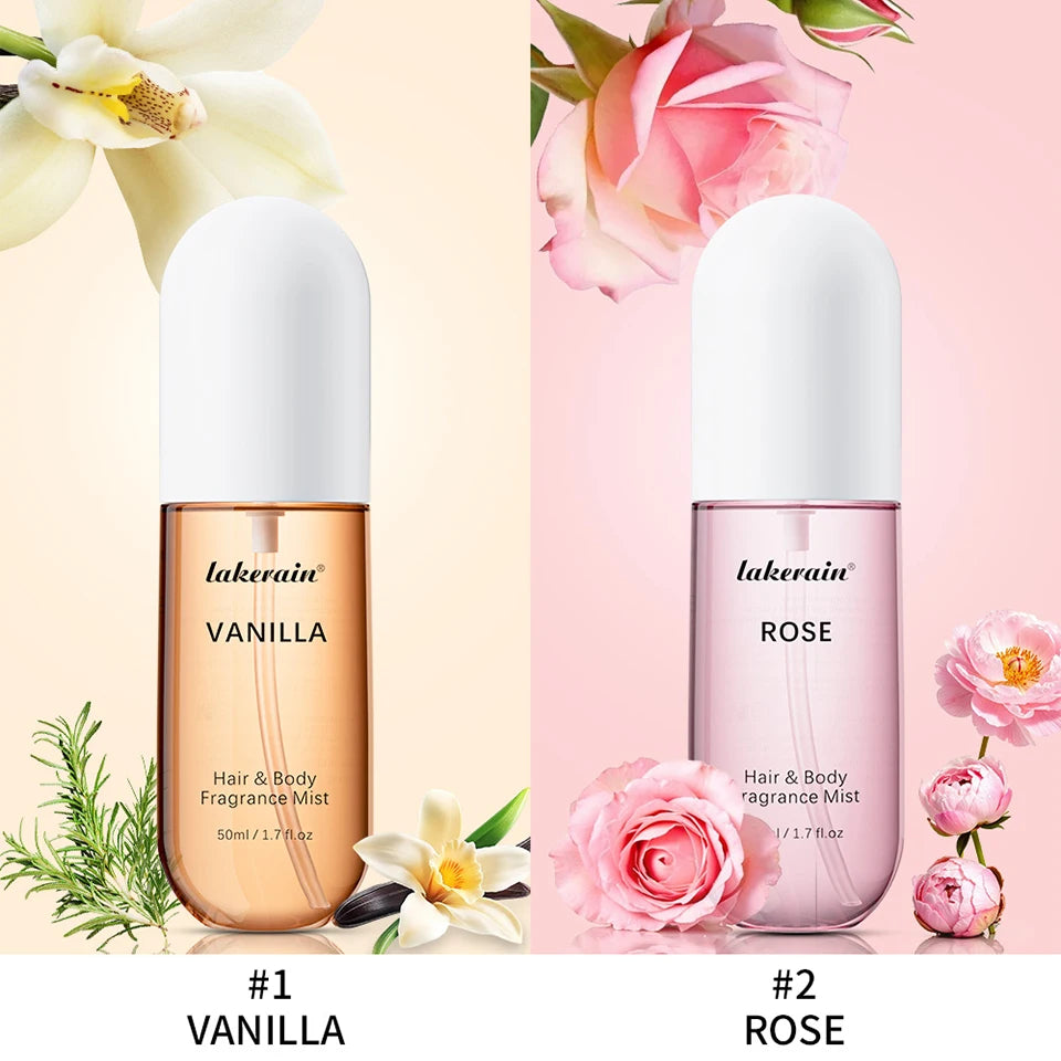 Perfume  for Men Women Use For Skin Body & Hair Fragrance Mist Luxury Long Lasting Perfume Collection Vanilla and Rose