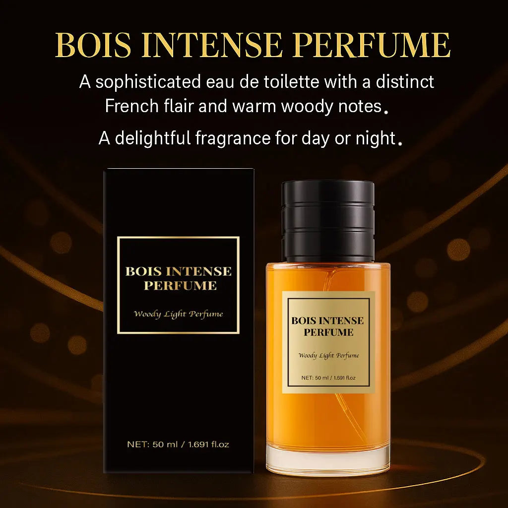 Bois Intense Perfume 50 ML Eau De Parfum for Men with Woody Notes of Iris Frankincense & Honey Luxury Long Lasting Fragrance