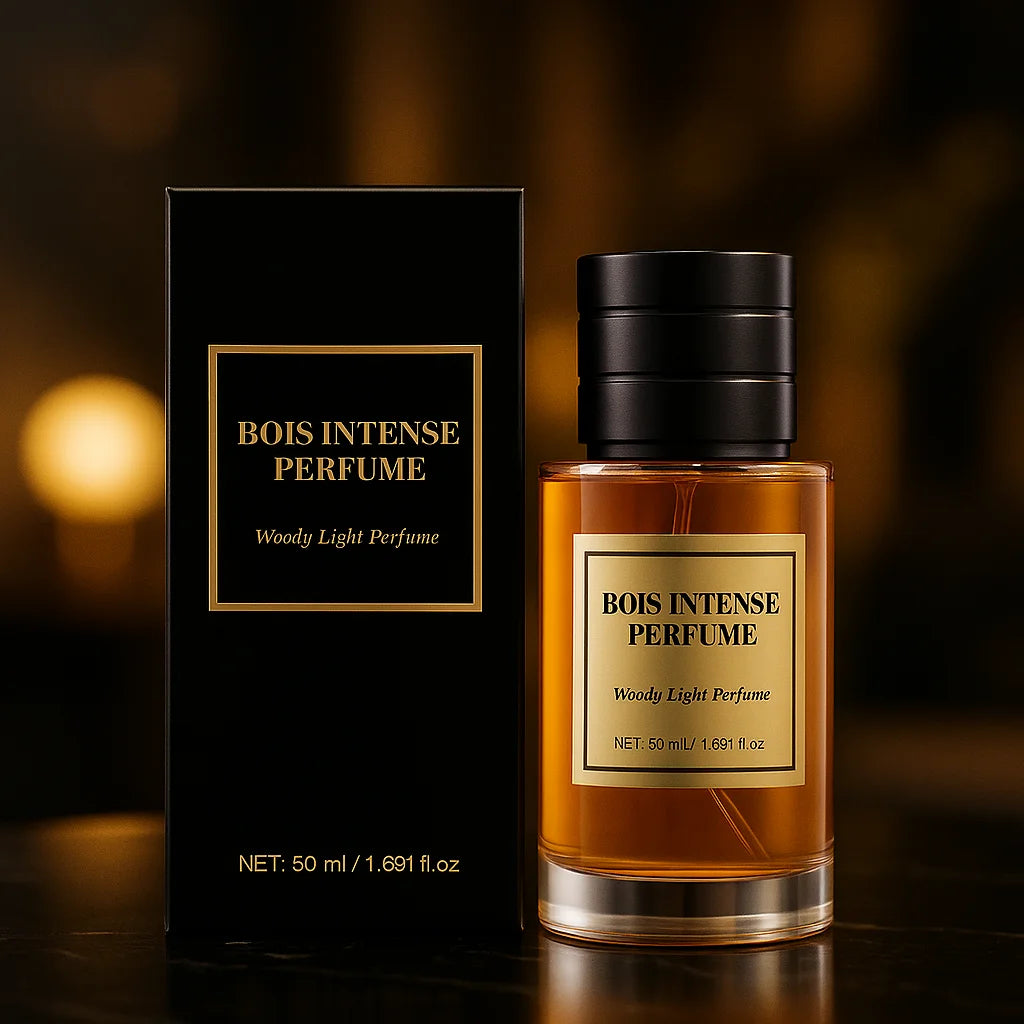 Bois Intense Perfume 50 ML Eau De Parfum for Men with Woody Notes of Iris Frankincense & Honey Luxury Long Lasting Fragrance