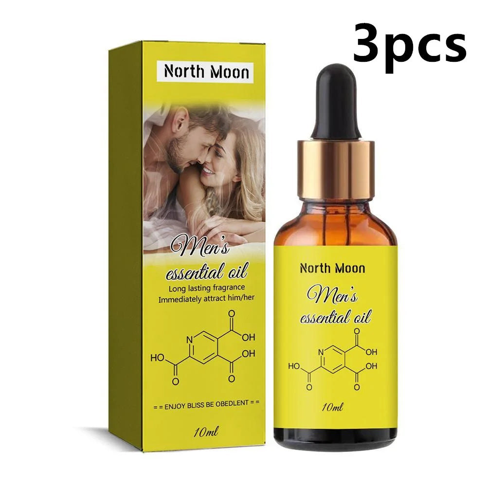 Pheromone Essential Oil Perfume for Men - Intense Fragrance, Designed to Attract Women, Long-Lasting Scent