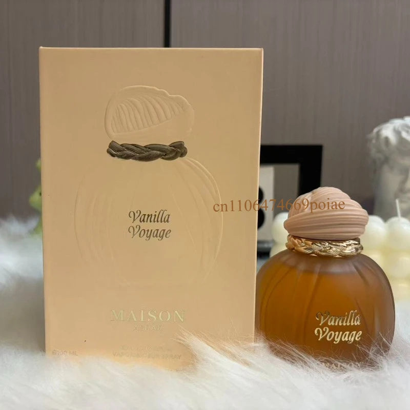 MAISON ASRAR Vanilla Voyage Perfume 100ml Long Lasting Oriental Vanilla Fragrance Caramel Honey Amber Musk Parfum for Men Women