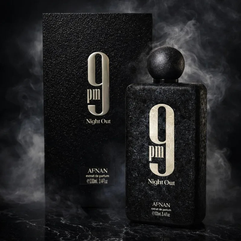 AFNAN 9PM Perfume 100ml Eau De Parfum Long Lasting Fruity Woody Sweet Fresh Masculine Smooth Rich Attractive Luxury Scent