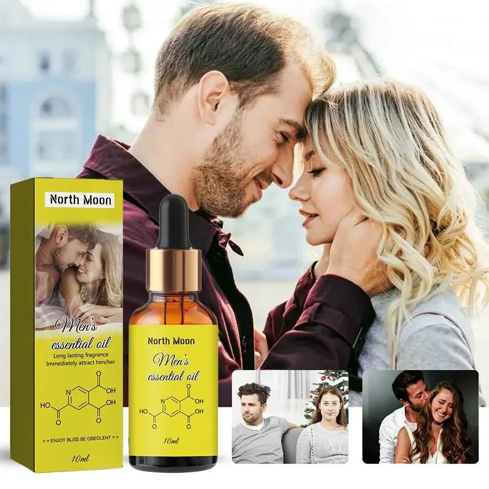 Pheromone Essential Oil Perfume for Men - Intense Fragrance, Designed to Attract Women, Long-Lasting Scent