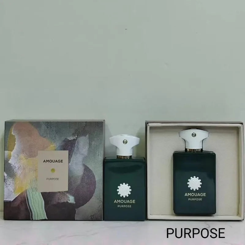 Amouage Parfum De Luxe Interlude Men Perfume 100ml Long Lasting Bold Refined Luxurious Oriental Leather Royal Tobacco Signature