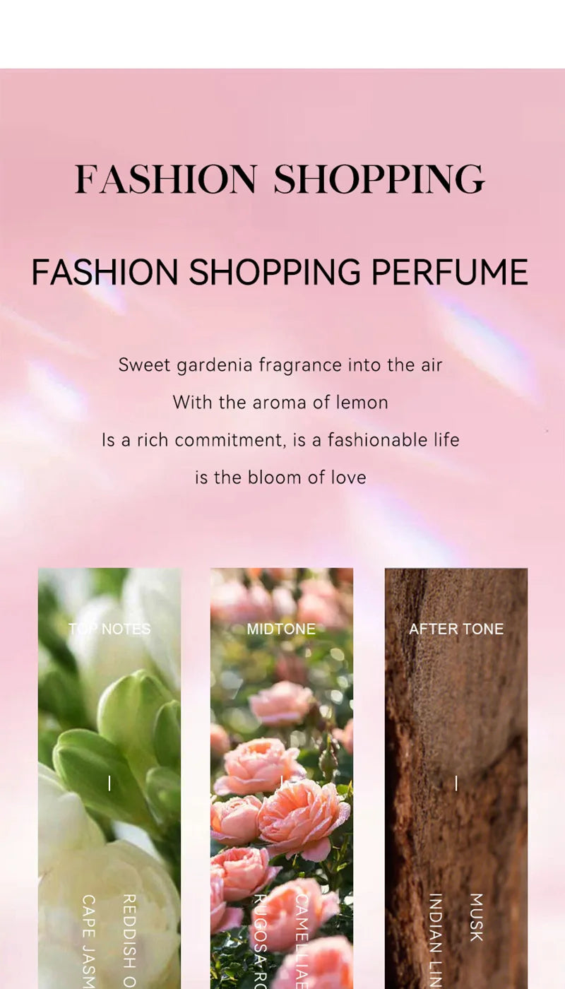 Women  Perfume Woody Floral 50ml Fashion Gift Long Lasting Eau de Parfum Daily Use Original Brand High Quality