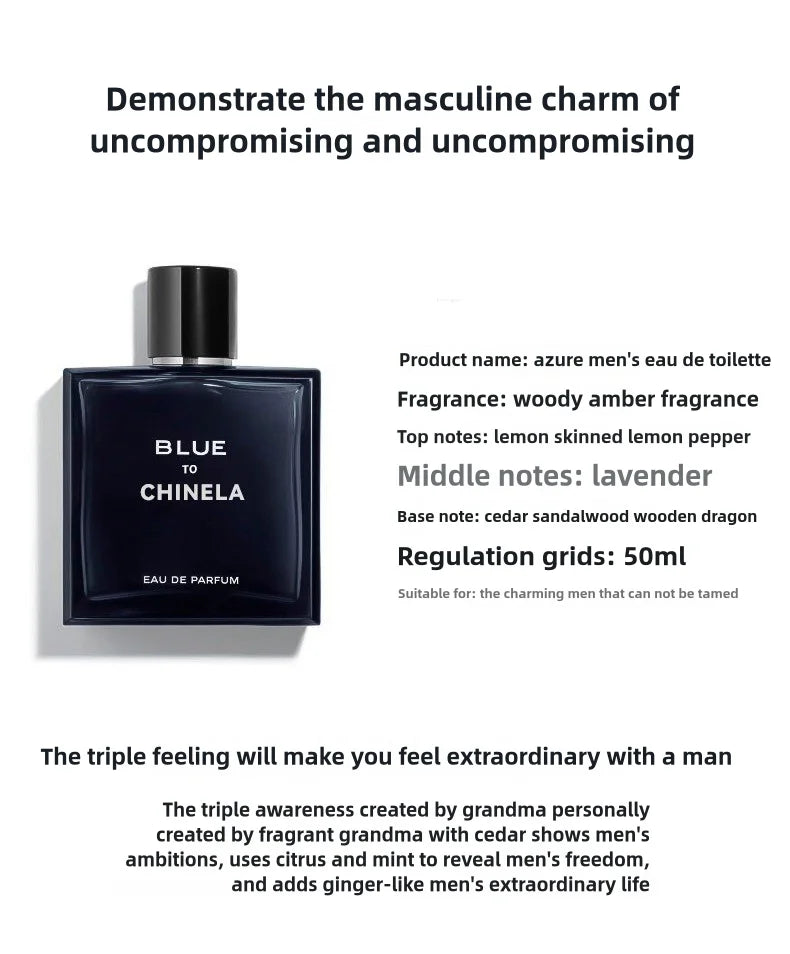 Brand Perfume Men 50ml Cologne Man Pheromone Parfums Homme Lasting Floral Scent Spray Hombre Perfumes Masculinos Fresh Natural
