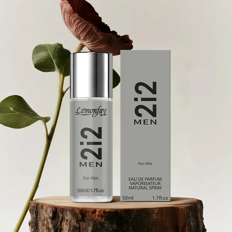 Lemonfay 2i2 Men Eau De Parfum For Him Natural Spray Long Lasting Fragrance 50ml/1.7fl.oz for Dating Daily Use