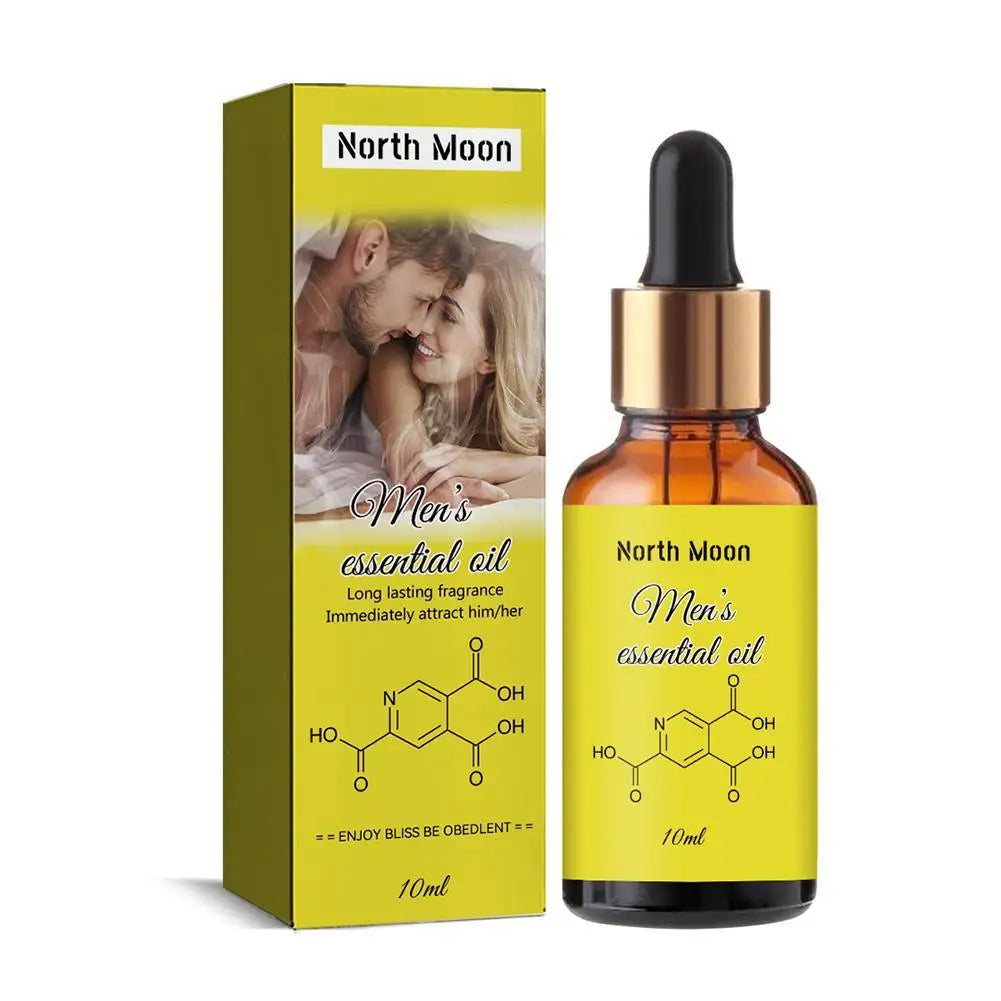 Pheromone Essential Oil Perfume for Men - Intense Fragrance, Designed to Attract Women, Long-Lasting Scent