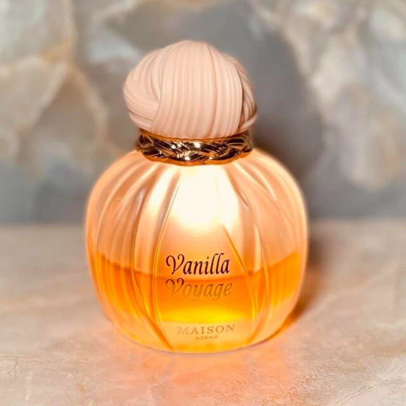 MAISON ASRAR Vanilla Voyage Perfume 100ml Long Lasting Oriental Vanilla Fragrance Caramel Honey Amber Musk Parfum for Men Women