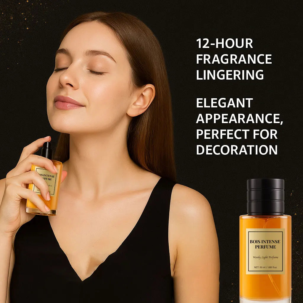 Bois Intense Perfume 50 ML Eau De Parfum for Men with Woody Notes of Iris Frankincense & Honey Luxury Long Lasting Fragrance