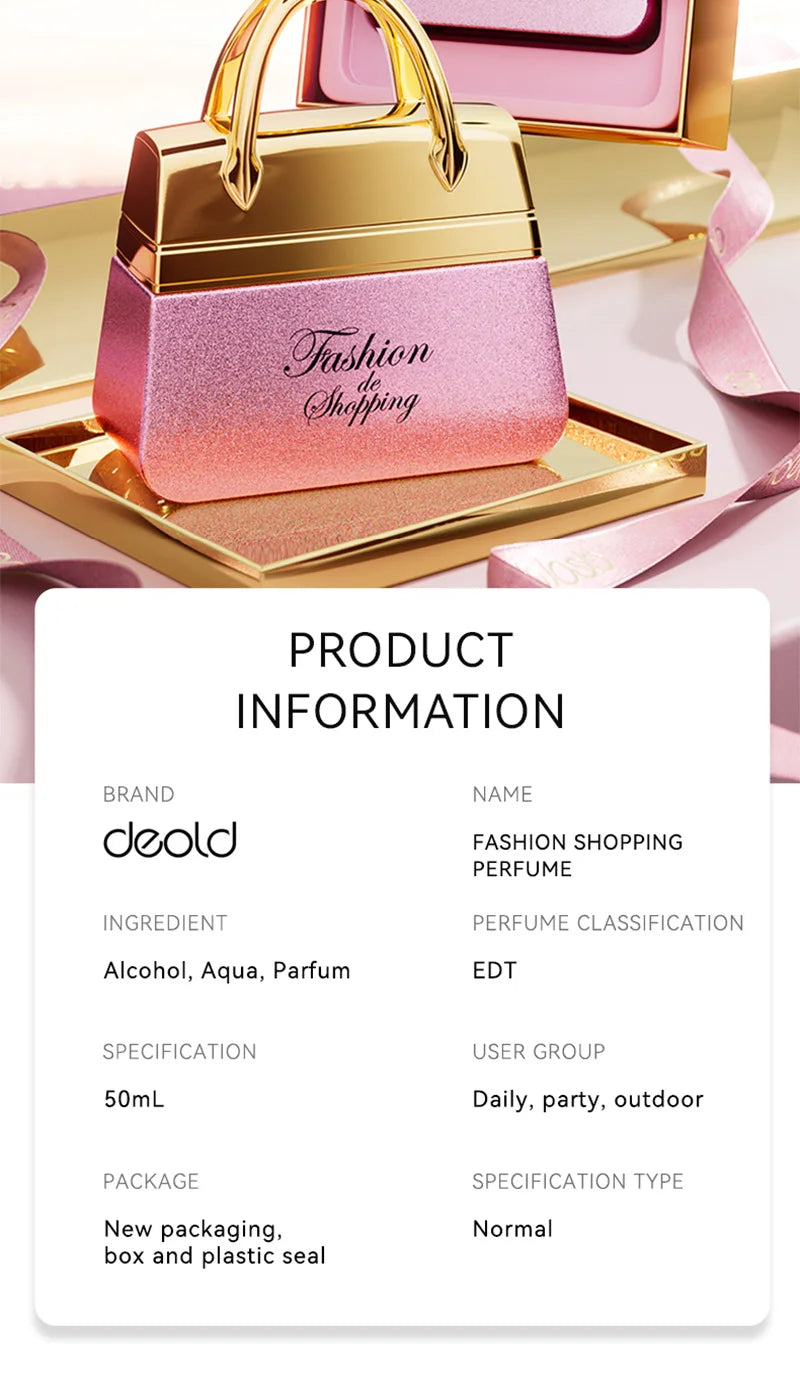 Women  Perfume Woody Floral 50ml Fashion Gift Long Lasting Eau de Parfum Daily Use Original Brand High Quality
